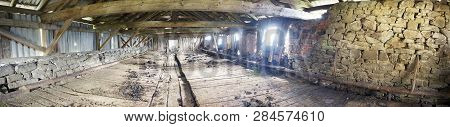 Destroyed Soviet Cowshed