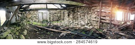 Destroyed Soviet Cowshed