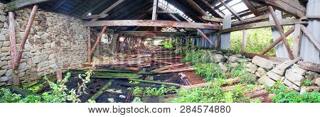 Destroyed Soviet Cowshed