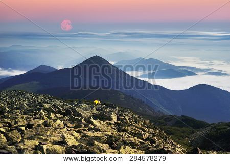 Night Misty Mountains
