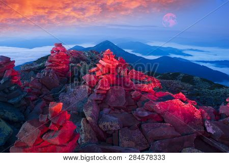 Night Misty Mountains