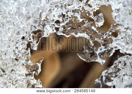 The End Of Winter, Spring Comes, Snow And Ice Melt