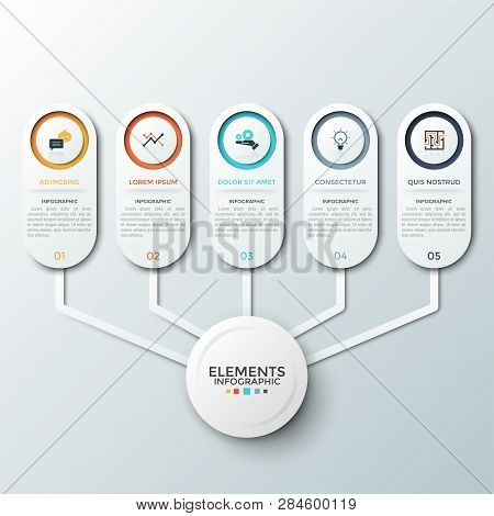 Five Paper White Vector & Photo (Free Trial) | Bigstock