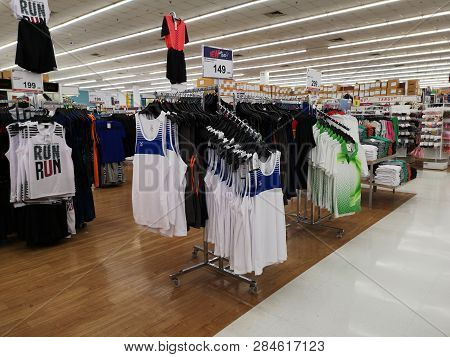 Chiang Rai, Thailand - February 15 : Sprot Vest On Sale In Supermarket  On February 15, 2019 In Chia