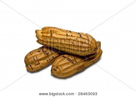 ขนมปัง 3 Eclairs แยกต่างหาก