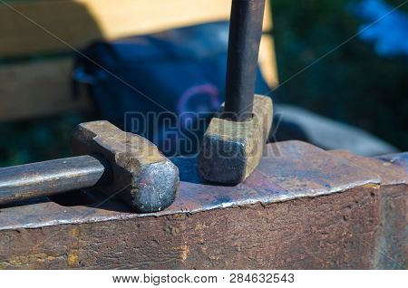 Blacksmith Tools And Fixtures For Hand Forged Metal
