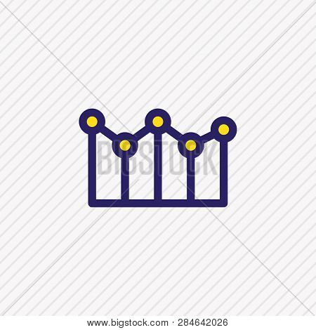 Vector Illustration Of Adwords Campaign Icon Colored Line. Beautiful Advertisement Element Also Can 