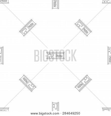 Pate Tin Can Pattern Seamless Vector Repeat Geometric For Any Web Design