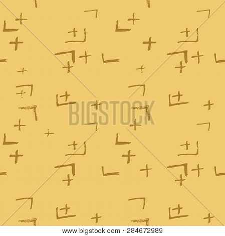 Tie Dye Japanese Geometric Simple Seamless Pattern. Geo Wabi Sabi Minimalist Kimono Print. Scribble 