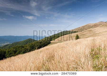 Bieszczady 山の南の東のポーランド