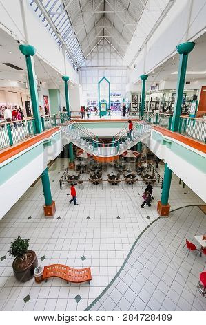 Inside Interior Of Alberton City Mall In Johannesburg
