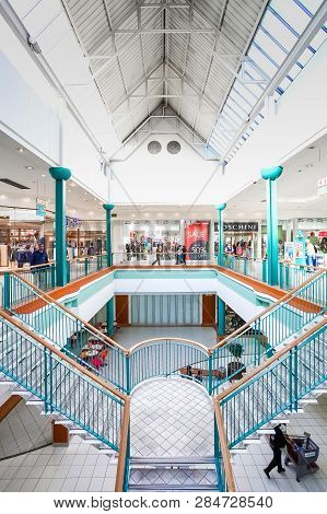 Inside Interior Of Alberton City Mall In Johannesburg
