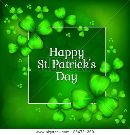 St. Patrick Lettering In Frame