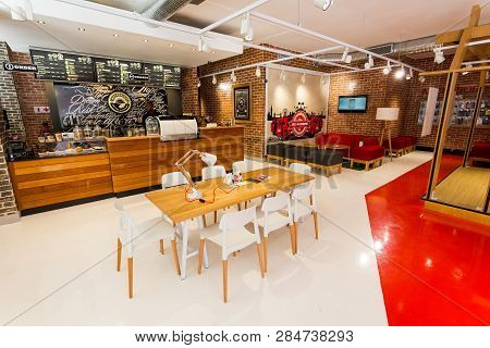 Inside Interior Of A Virgin Mobile  Store
