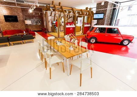 Inside Interior Of A Virgin Mobile  Store