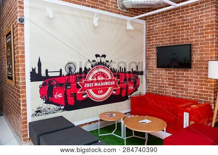 Inside Interior Of A Virgin Mobile  Store