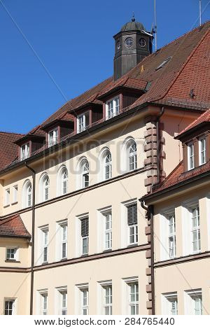 Nuremberg City In Bavaria, Germany. Karl-grillenberger-strasse 1 - Registered Monument Of The Land O