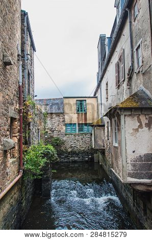 Downtown Landerneau In Finistère