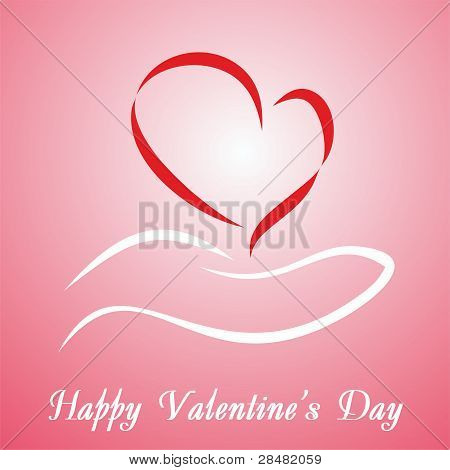 Růžový Valentýna