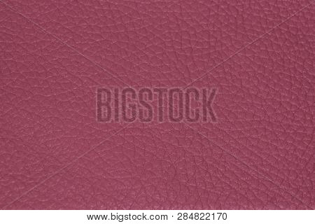 Crimson Pink Detailed Leather Texture Background Closeup