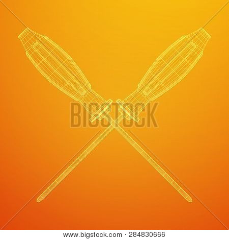 Crosshead Screwdriver. Handyman Tool For Home Repair. Maintenance Themed Abstract Model Wireframe Lo