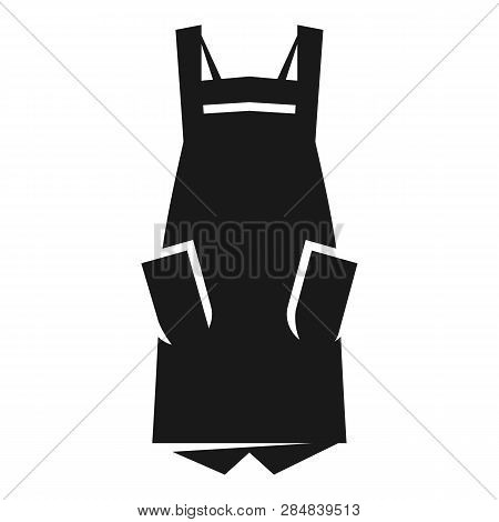 Apron Front View Icon. Simple Illustration Of Apron Front View Vector Icon For Web Design Isolated O