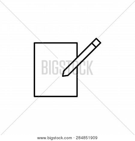Compose Edit Write Outline Icon. Signs And Symbols Can Be Used For Web, Logo, Mobile App, Ui, Ux