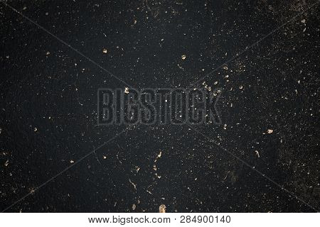 Black Texture With Gold. Luxury Texture. Black Gold Background.