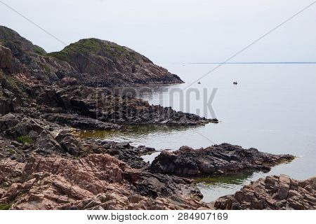 View Of The Kullaberg Cliff Near Town Molle In Sweden
