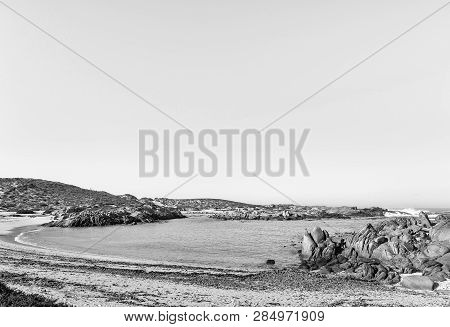 A View Of Tietiesbaai Caravan Park In The Cape Columbine Nature Reserve Near Paternoster. An Ablutio