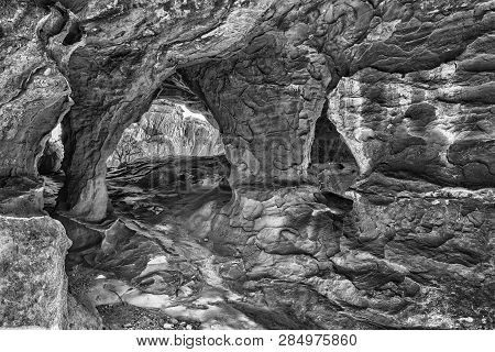 The Main Stadsaal Cave In The Cederberg Mountains In The Western Cape Province Of South Africa. Mono