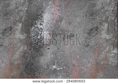 Gray Texture With Coral Gold. Luxury Texture. Gray Coral Background.