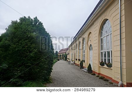 Detail From Outdoor Garden Of The Old Palace Brukenthal Avrig.