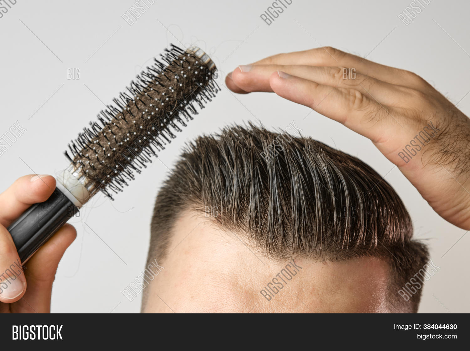 Man Using Round Brush Image & Photo (Free Trial) Bigstock