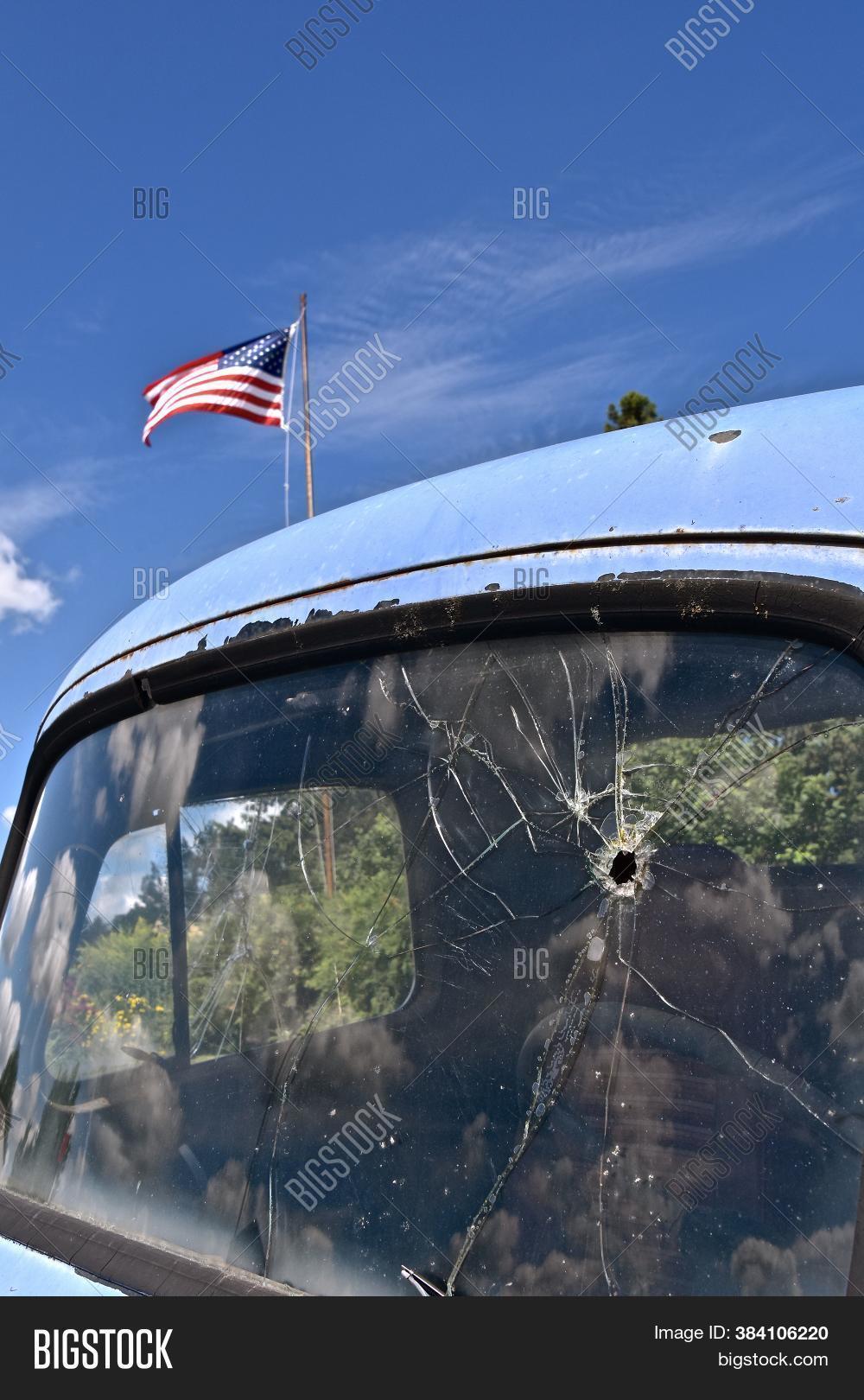 Bullet Hole Old Truck Image & Photo (Free Trial) | Bigstock