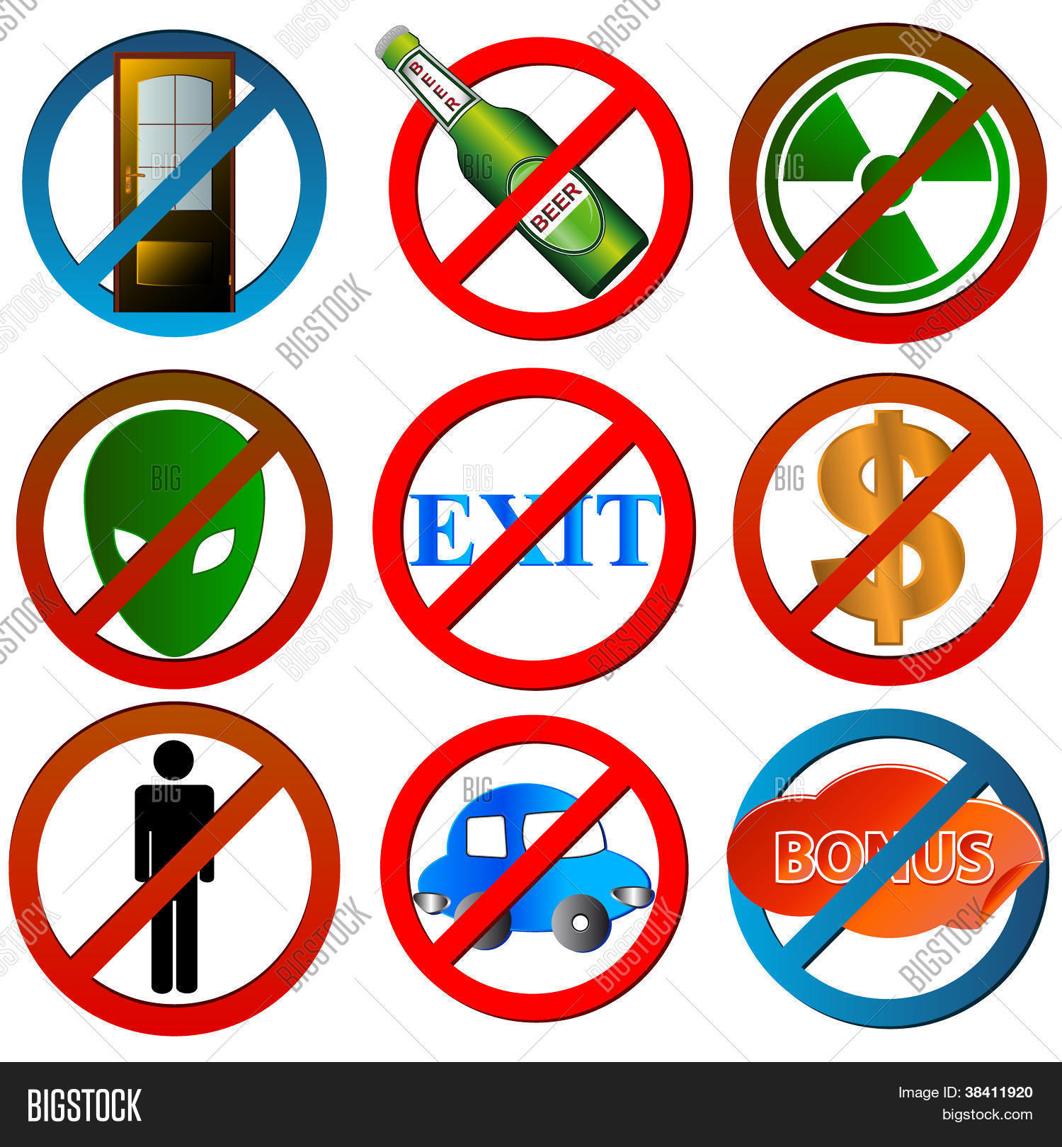 禁止设置 矢量图和照片（免费试用） | Bigstock