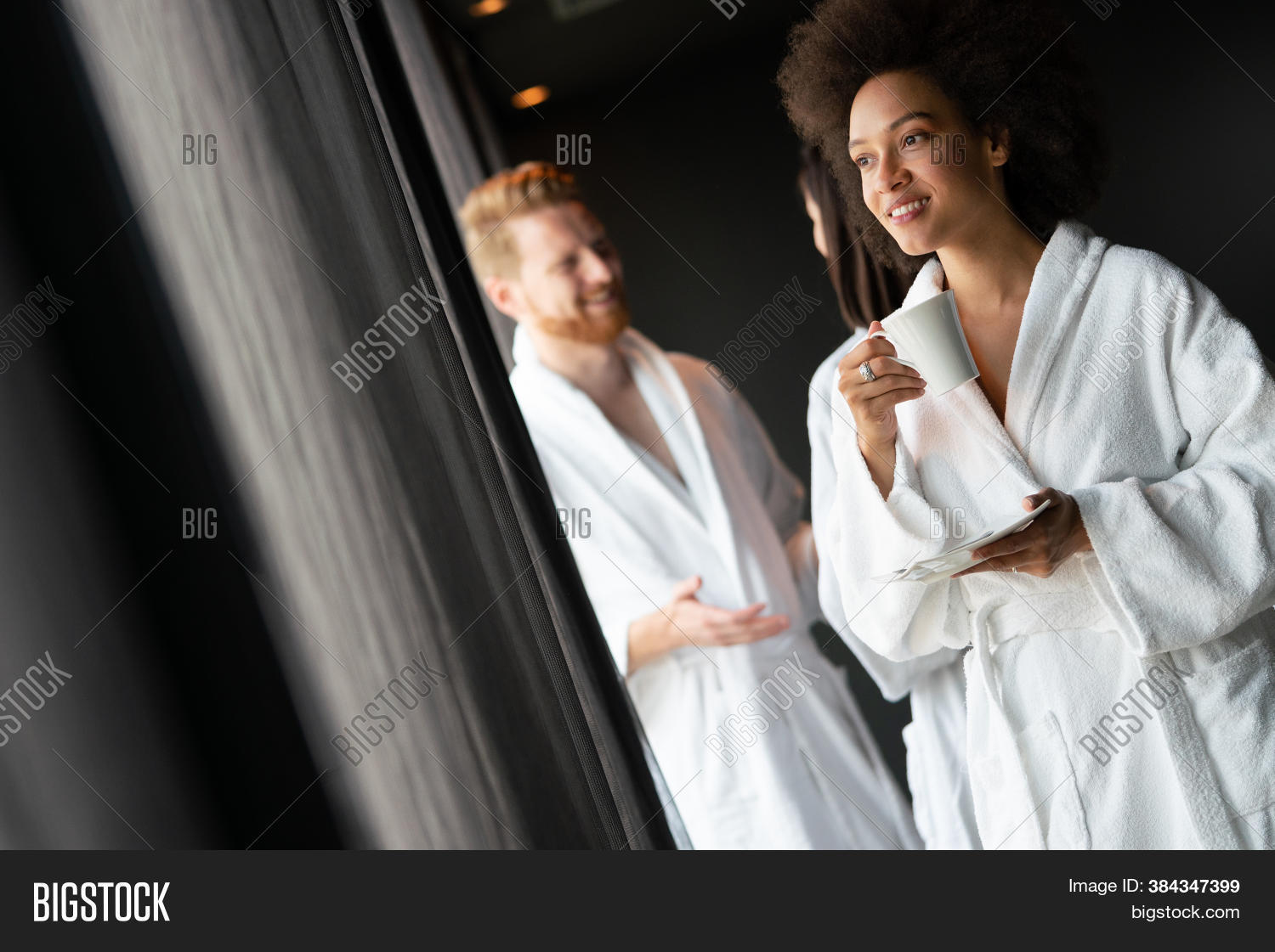 Woman Bathrobes Image & Photo (Free Trial) Bigstock