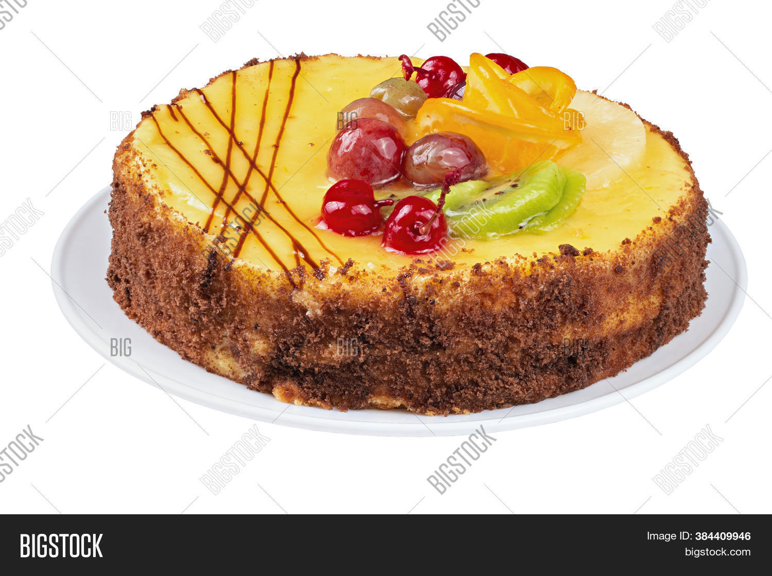 Fruit Birthday Cake Image & Photo (Free Trial) Bigstock