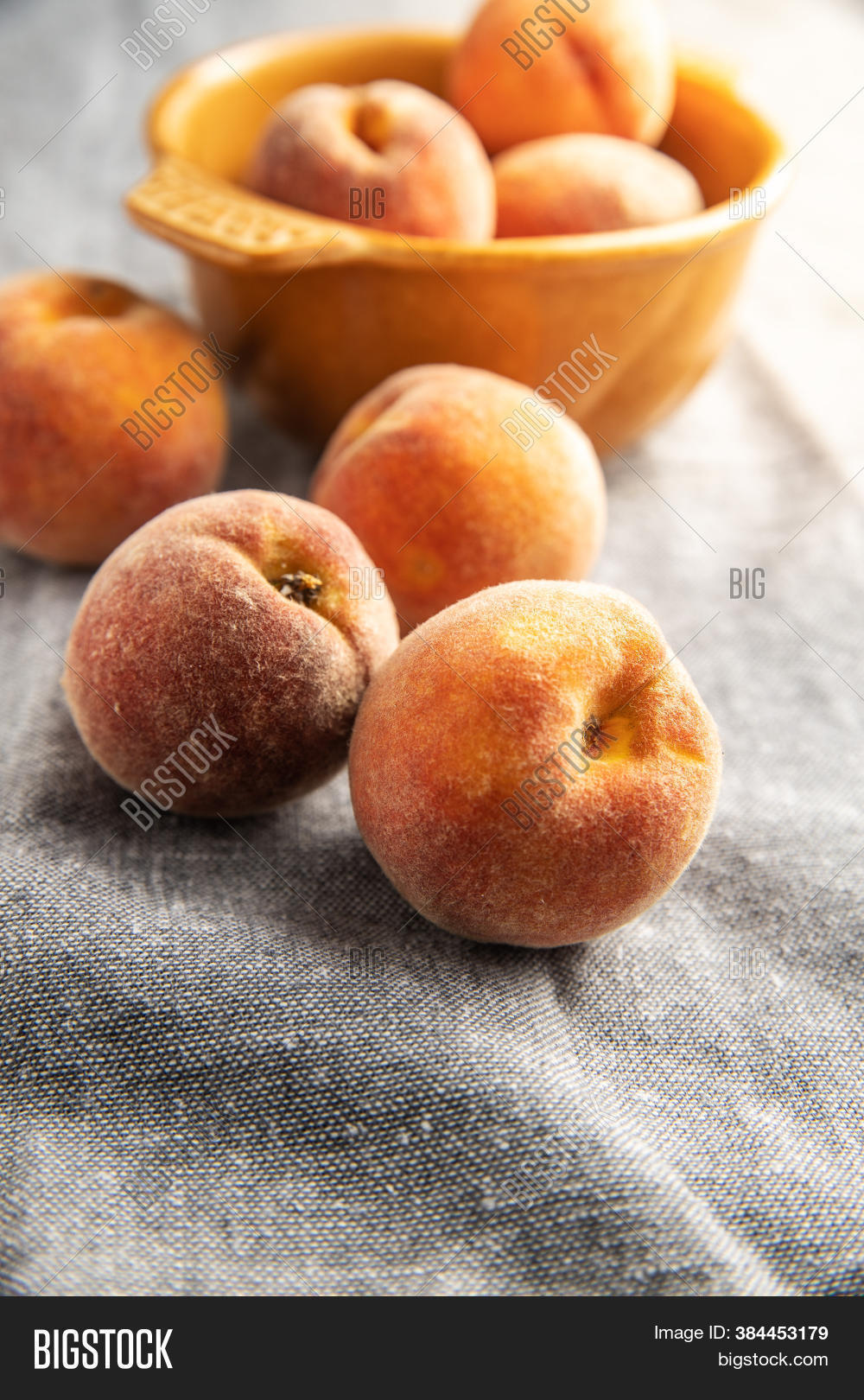 Fresh Ripe Bio Peaches Image & Photo (Free Trial) | Bigstock