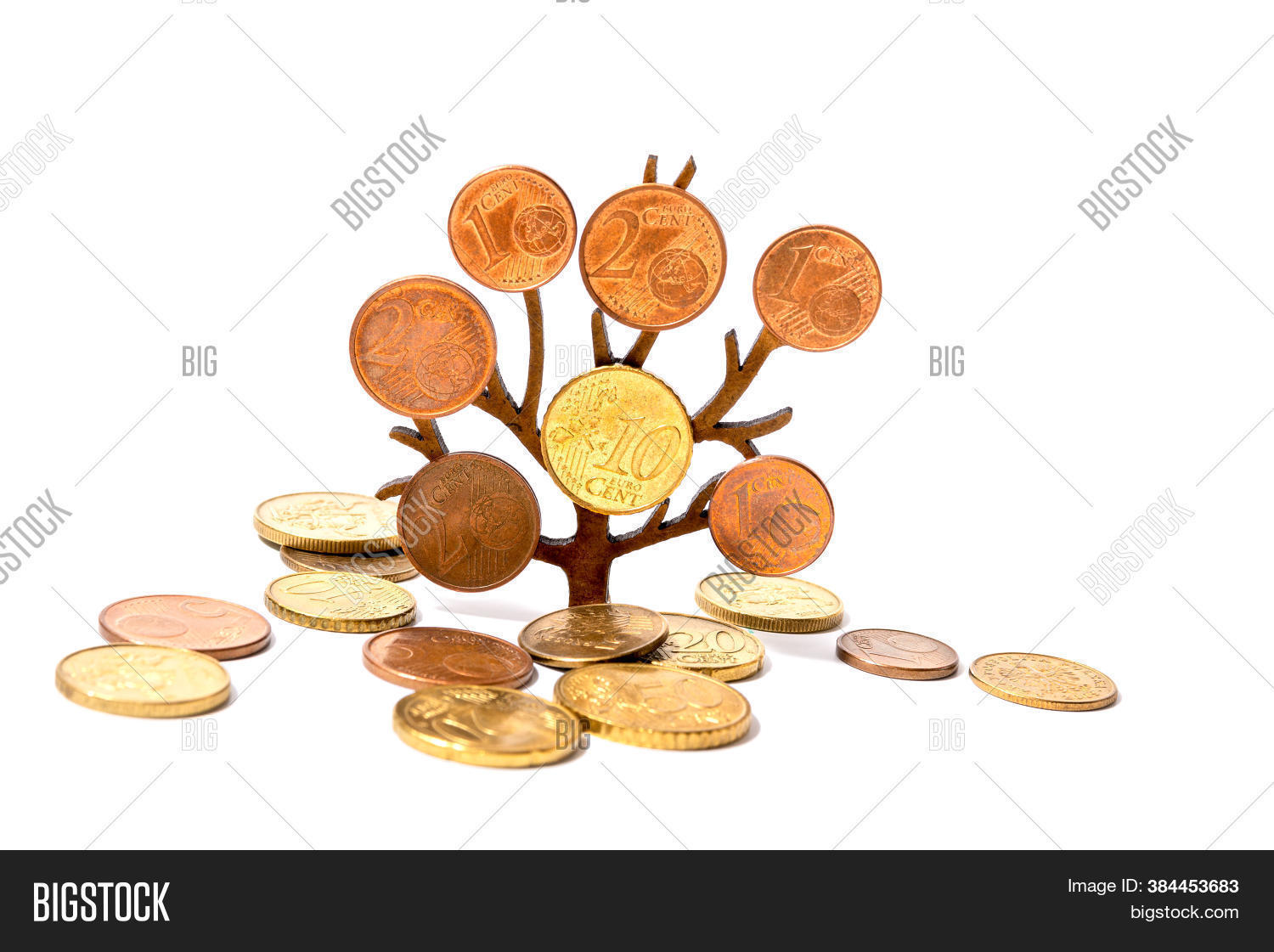 Tree Grows Coins On Image & Photo (Free Trial) Bigstock