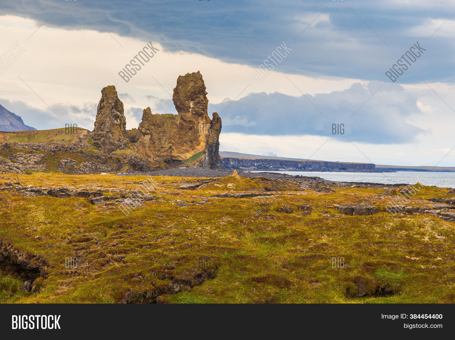 Rocky Basalt Cliffs On Image & Photo (Free Trial) | Bigstock