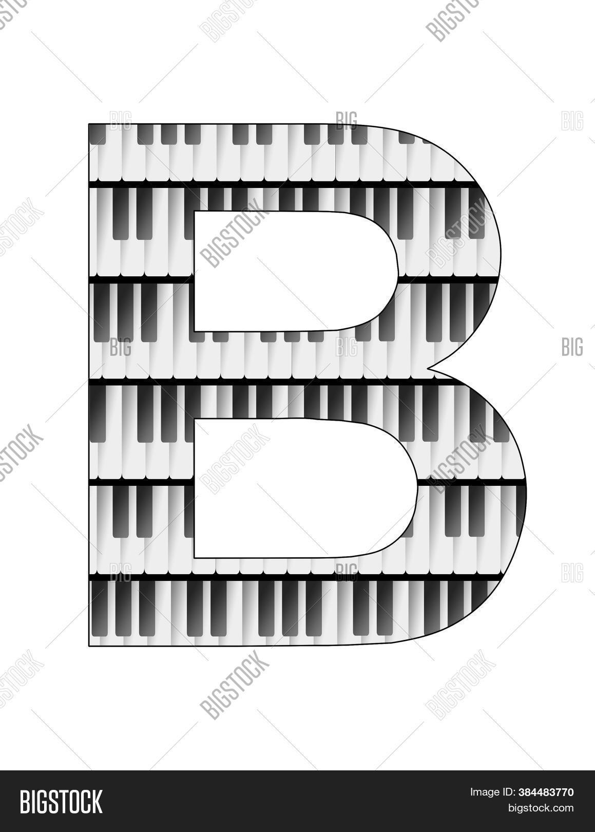 B Key Vector Illustration Featuring Image & Photo (Free Trial) | Bigstock