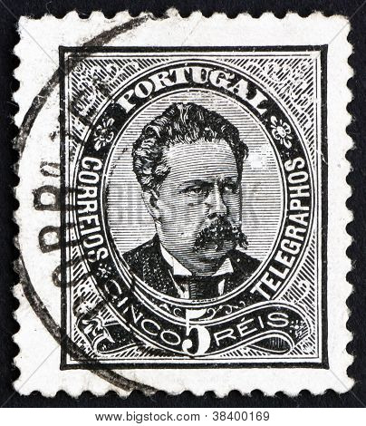 Poštovní známka Portugalsko 1883 král Luiz, krále Portugalska