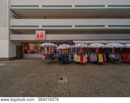 Special Sale In Kik Shop Store Front View In Germany, Hanover, Germany, 31.8.2020 Kik Is A Famous Br