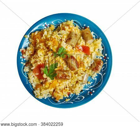 Sausage  Squash Risotto