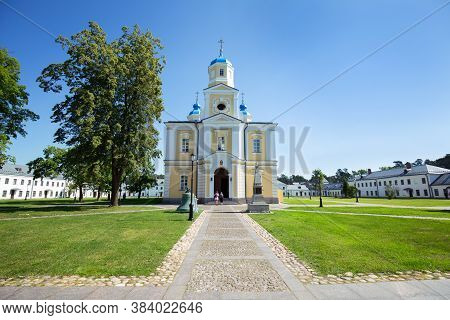Konevsky Monastery On The Island Konevets, Ladoga Lake, Russia - 08 August 2020