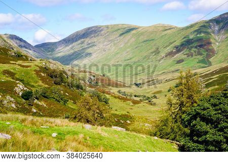 Fells Around The Kirkstone Pass Lake District , England.