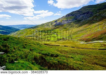 The Struggle Road At Kirkstone Pass Leading To Windermere Lake Ambleside Lake District England