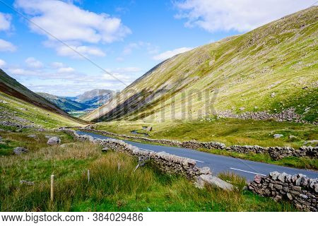 The Kirkstone Pass Road In The English Lake District,