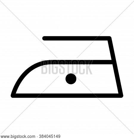 Iron Flat Icon Isolated On White Background. Low Temperature Level Symbol. Machine Vector Illustrati